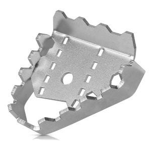 Fotbremsspakforlengelse egnet for Yamaha Tenere 700 19-24 bakbrems Motoguard sølv