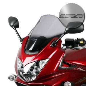 Racing skjerm egnet for Suzuki GSF 1250 S Bandit 06-17 kåpeskjerm "R" MRA røykgrå