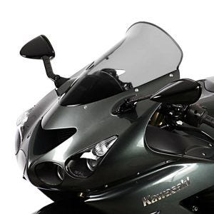 Turskjerm egnet for Kawasaki ZX 14 R 06- frontrute "T" MRA røykgrå