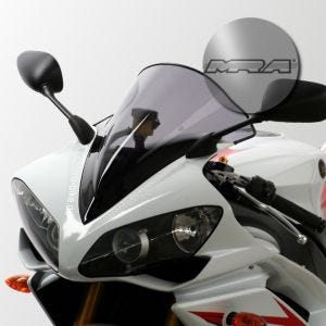 Racing skjerm egnet for Yamaha YZF R 1 07-08 kåpeskjerm "R" MRA røykgrå