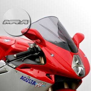 Racing skjerm egnet for MV Agusta F4 1000 04-07 kåpeskjerm "R" MRA fargeløs