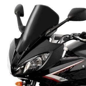 Racing skjerm egnet for Yamaha FZ 600 S2 FAZER 07 - kåpeskjerm "R" MRA svart