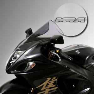 Racing skjerm egnet for Suzuki GSX-R 1300 Hayabusa 08-20 kåpeskjerm "R" MRA fargeløs