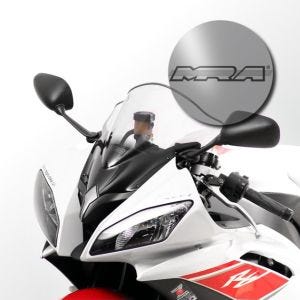 Racing skjerm egnet for Yamaha YZF R 6 08-16 kåpeskjerm "R" MRA røykgrå