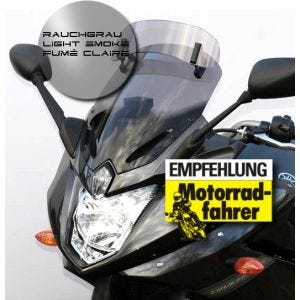 Vario turskjerm egnet for Yamaha XJ 6 DIVERSION 09 - turskjerm "VT" MRA røykgrå