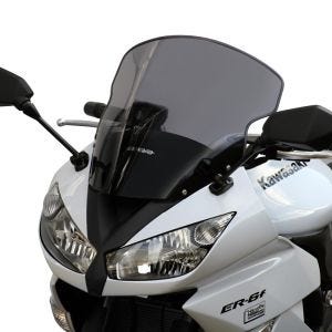 Turskjerm egnet for Kawasaki ER 6F 09-11 frontrute "T" MRA røykgrå