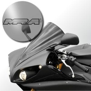 Racing skjerm egnet for Yamaha YZF R 1 09-14 kåpeskjerm "R" MRA røykgrå