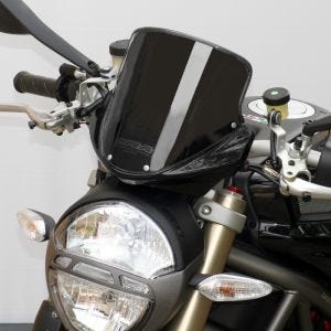Turskjerm egnet for Ducati Monster 696 08-14 frontrute "T" MRA svart