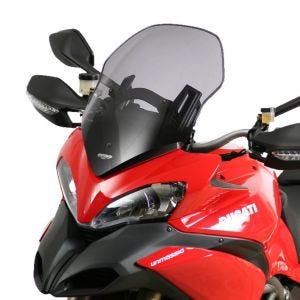 Turskjerm egnet for Ducati Multistrada 1200 / S 09-12 frontrute "T" MRA røykgrå