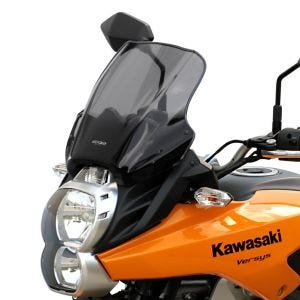Turskjerm egnet for Kawasaki Versys 650 10-14 frontrute "TM" MRA røykgrå