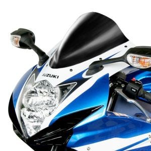 Racing skjerm egnet for Suzuki GSX-R 600 11-16 /z kåpeskjerm "R" MRA svart