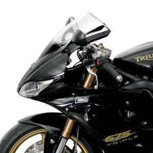Racing skjerm egnet for Triumph Daytona 675 09-12 kåpeskjerm "R" MRA fargeløs