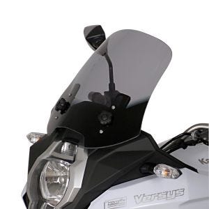 Turskjerm egnet for Kawasaki Versys 1000 -14 frontrute "T" MRA røykgrå