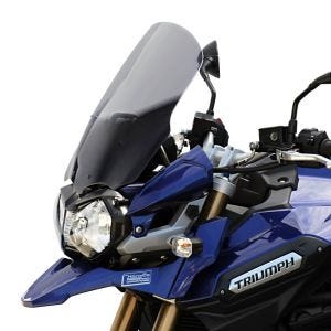 Turskjerm egnet for Triumph Tiger 1200 Explorer 12-15 frontrute "T" MRA røykgrå