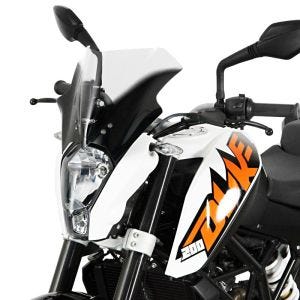 Racing skjerm egnet for KTM Duke 125 11-16 kåpeskjerm "R" MRA fargeløs