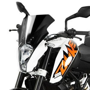 Racing skjerm egnet for KTM Duke 125 11-16 kåpeskjerm "R" MRA svart