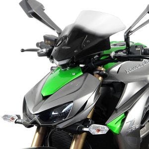 Racing skjerm egnet for Kawasaki Z 1000 14- kåpeskjerm "NRM" med festemateriale MRA fargeløs