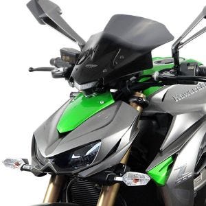 Racing skjerm egnet for Kawasaki Z 1000 14- kåpeskjerm "NRM" med monteringsmateriale MRA røykgrå
