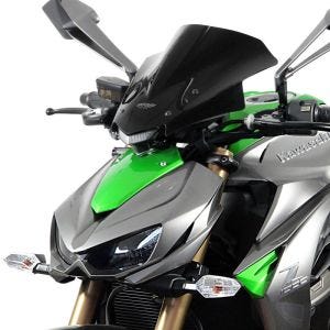 Racing skjerm egnet for Kawasaki Z 1000 14- fairing skjerm "NRM" med festemateriale MRA svart