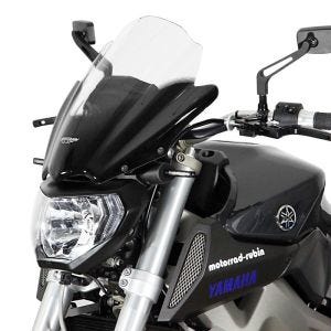 Racing frontrute egnet for Yamaha MT-09 14-16 frontrute "NRM" + festemateriale MRA fargeløs