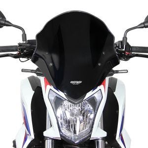 Racing skjerm egnet for Honda CB 650 F 14-16 kåpeskjerm "NRM" med festemateriale MRA svart
