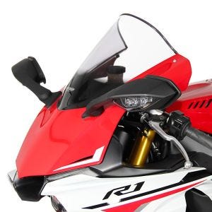 Racing skjerm egnet for Yamaha YZF R 1 15-19 kåpeskjerm "R" MRA fargeløs