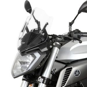 Racing frontrute egnet for Yamaha MT-125 15-19 frontrute "NRM" med festemateriale MRA fargeløs
