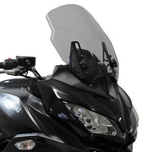 Turskjerm egnet for Kawasaki Versys 1000 15-16 frontrute "T" MRA røykgrå