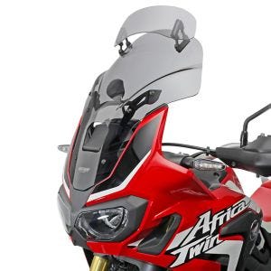 Vario turskjerm egnet for Honda CRF 1000 L AFRICA TWIN 16-19 turskjerm "VTM" MRA røykgrå