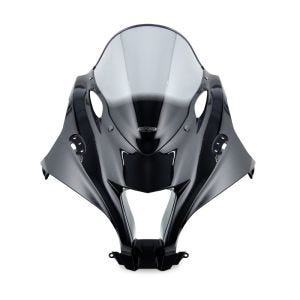 Racing skjerm egnet for Kawasaki ZX 10 R /-RR 16-20 kåpeskjerm "R" MRA røykgrå