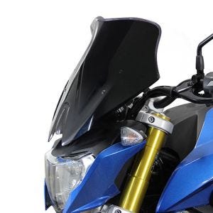 Racing frontrute egnet for BMW G 310 Roadster 16- frontrute "NRM" med festemateriale MRA svart