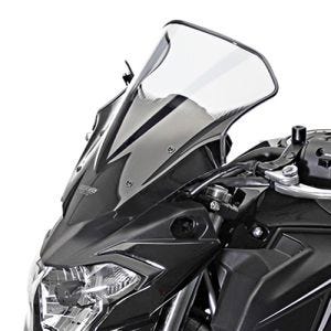Racing frontrute egnet for Kawasaki Z 650 17-19 frontrute "NRN" med festemateriale MRA fargeløs
