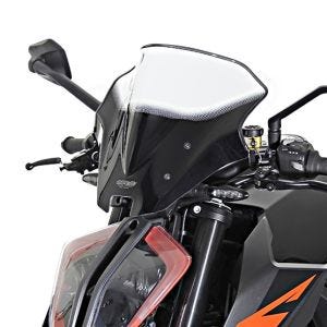 Racing skjerm egnet for KTM 1290 Superduke R 17-19 kåpeskjerm "NRM" med festemateriale MRA fargeløs
