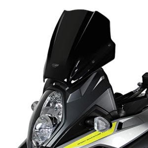 Turskjerm egnet for Suzuki DL 1000 V-Strom 17- frontrute "T" MRA svart