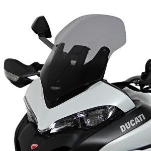 Turskjerm egnet for Ducati Multistrada 950 S 19-21 frontrute "T" MRA røykgrå