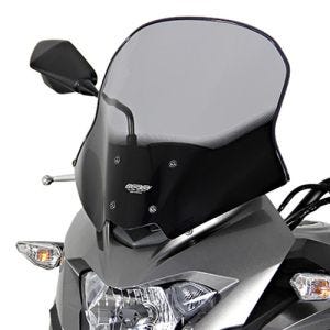 Turskjerm egnet for Kawasaki Versys X 250 17- frontrute "T" MRA røykgrå