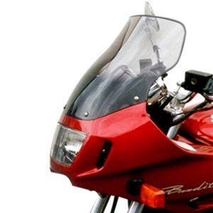 Turskjerm egnet for Suzuki GSF 600 S Bandit 96-99 frontrute "T" MRA røykgrå
