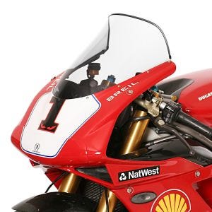 Turskjerm egnet for Ducati 748 95-04 frontrute "T" MRA fargeløs