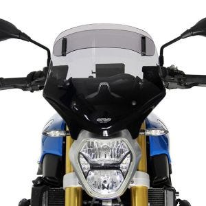 Vario turskjerm egnet for BMW R 1200 R (WINDSHIELD SPORT) 15-18 turskjerm "VT" MRA røykgrå