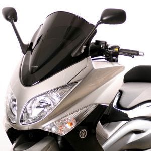 Racing skjerm egnet for Yamaha T-MAX 08-11 kåpeskjerm "RM" MRA svart