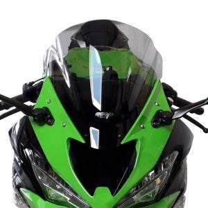Racing skjerm egnet for Kawasaki ZX 6 R 19 - kåpeskjerm "R" MRA svart