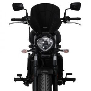 Turskjerm egnet for Kawasaki Vulcan S 15 frontrute "NTM" med festemateriale MRA svart