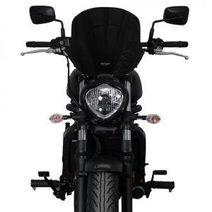 Turskjerm egnet for Kawasaki Vulcan S 15 frontrute "NTM" med monteringsmateriale MRA røykgrå