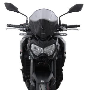 Racing skjerm egnet for Kawasaki Z 900 20- kåpeskjerm "NRN" med monteringsmateriale MRA røykgrå
