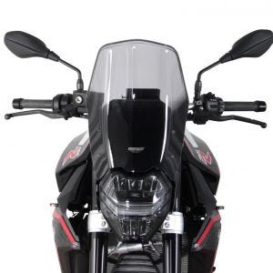 Touring frontrute egnet for BMW F 900 R 20 frontrute "NTN" med monteringsmateriale MRA røykgrå