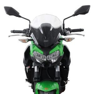 Racing skjerm egnet for Kawasaki Z 650 20- fairing skjerm "NRN" med festemateriale MRA svart