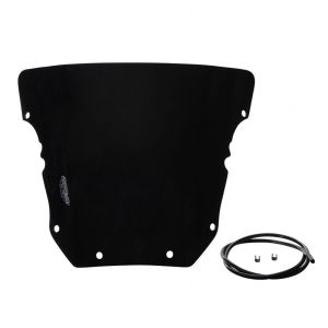 Racing skjerm egnet for Yamaha YZF R 6 99-02 kåpeskjerm "R" MRA svart