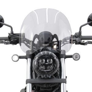 Turskjerm egnet for Honda CMX 500 Rebel 20 frontrute "NTM" med festemateriale MRA fargeløs