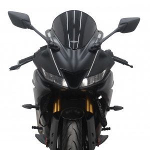 Racing skjerm egnet for Yamaha YZF R 125 19- kåpeskjerm "R" MRA svart