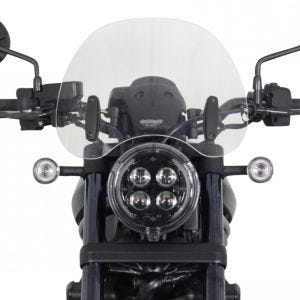Turskjerm egnet for Honda CMX 1100 Rebel 21 frontrute "NTM" med festemateriale MRA fargeløs